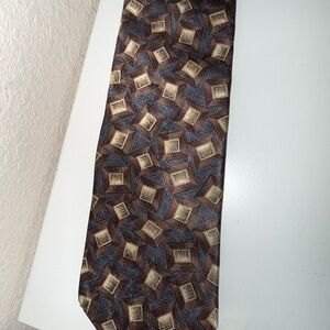 Elegant Brown Patterned Men's Tie